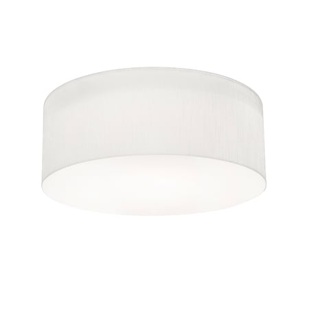 Afx Anton 12'' Flush Mount - Linen White Shade ANF1214MB-LW
